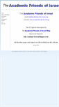 Mobile Screenshot of academics-for-israel.org